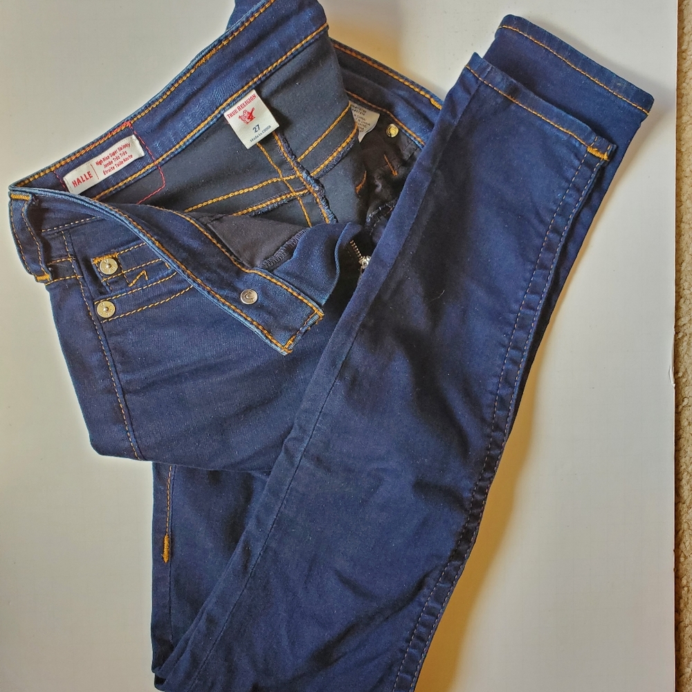 True Religion Halle high rise super skinny Jeans